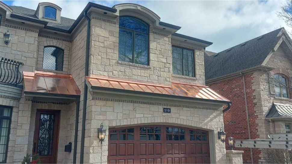 Gutters, Roofing, Roofing Replacement Project in Elmhurst, IL by Horizon Restoration