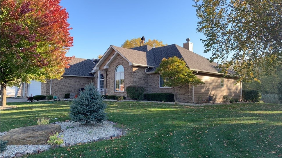 Gutters, Roofing Project in Morris, IL by Horizon Restoration