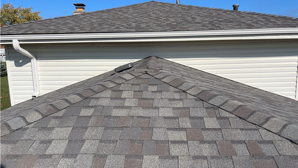 Gutters, Roofing Project in Tinley Park, IL by Horizon Restoration