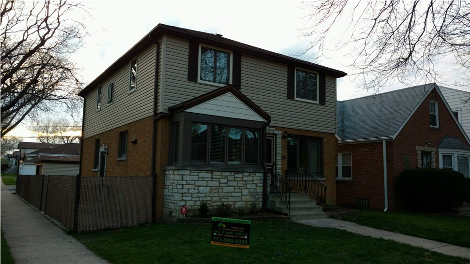 Roofing, Siding Project in Chicago, IL by Horizon Restoration