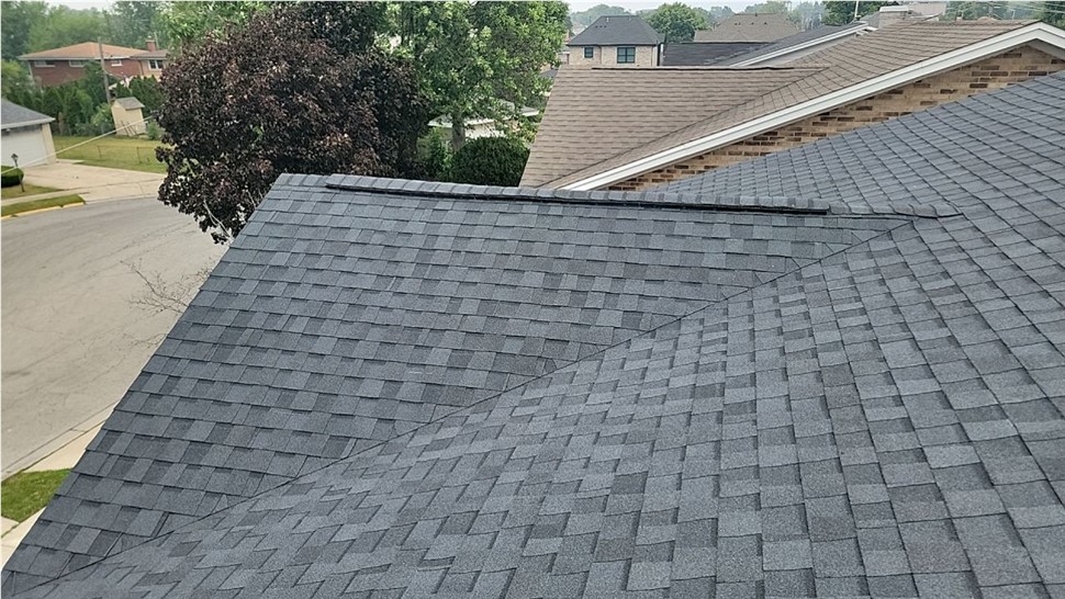 Gutters, Roofing Project in Norridge, IL by Horizon Restoration