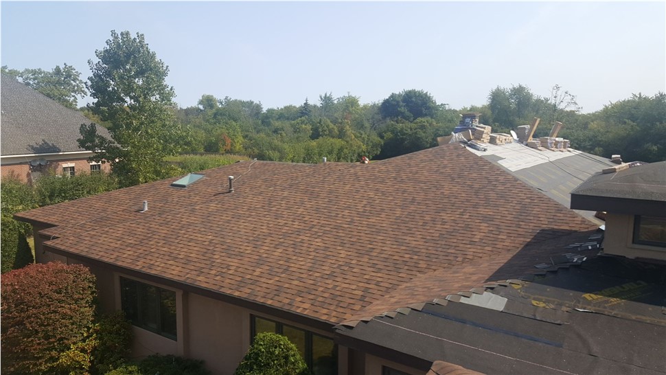 Gutters, Roofing Project in Park City, IL by Horizon Restoration