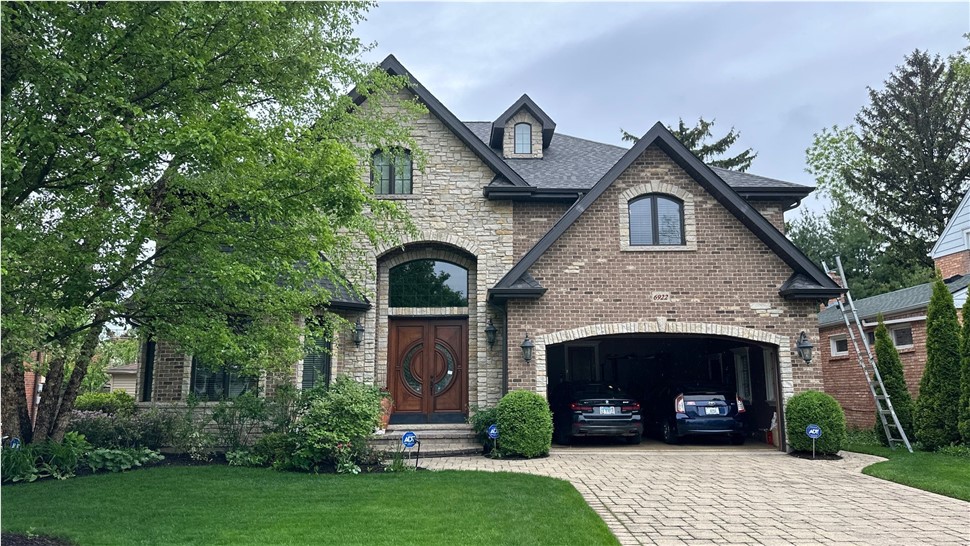 Gutters, Roofing, Roofing Replacement Project in Lincolnwood, IL by Horizon Restoration