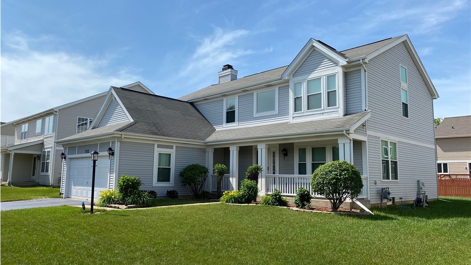 Gutters, Roofing Project in Palatine, IL by Horizon Restoration