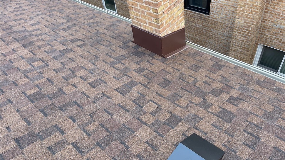 Gutters, Roofing, Roofing Replacement Project in River Grove, IL by Horizon Restoration