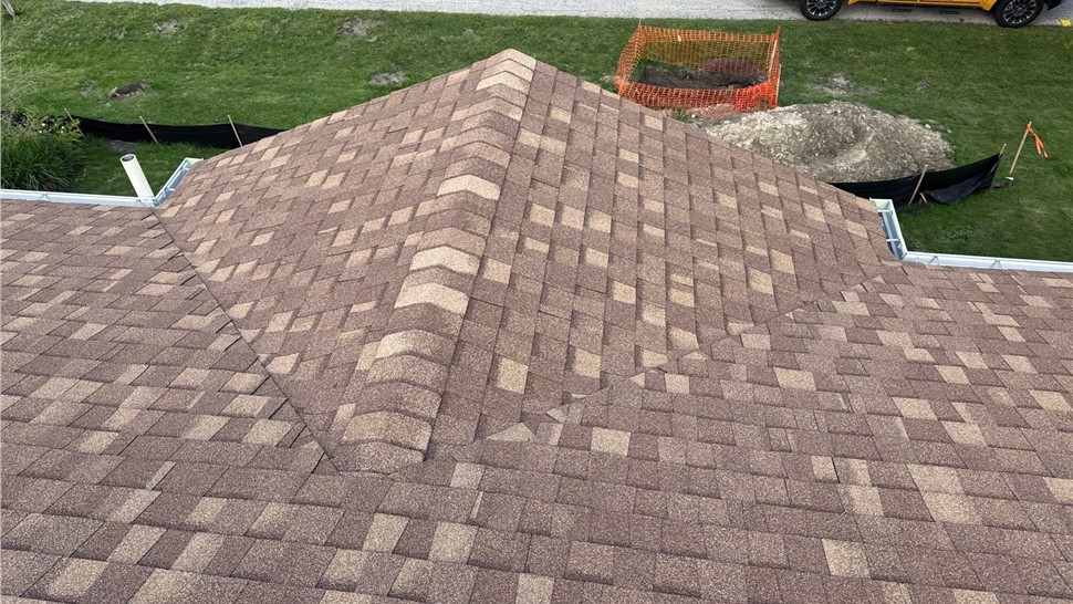 Gutters, Roofing, Roofing Replacement Project in Manhattan, IL by Horizon Restoration