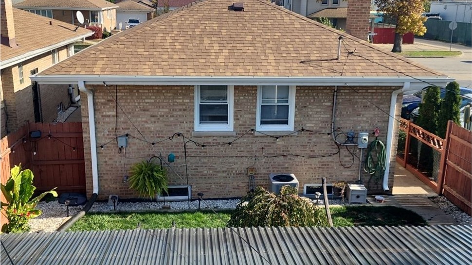 Gutters, Roofing Project in Franklin Park, IL by Horizon Restoration