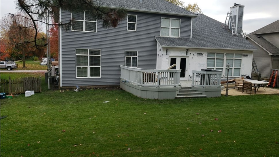 Gutters, Roofing, Siding Project in Naperville, IL by Horizon Restoration