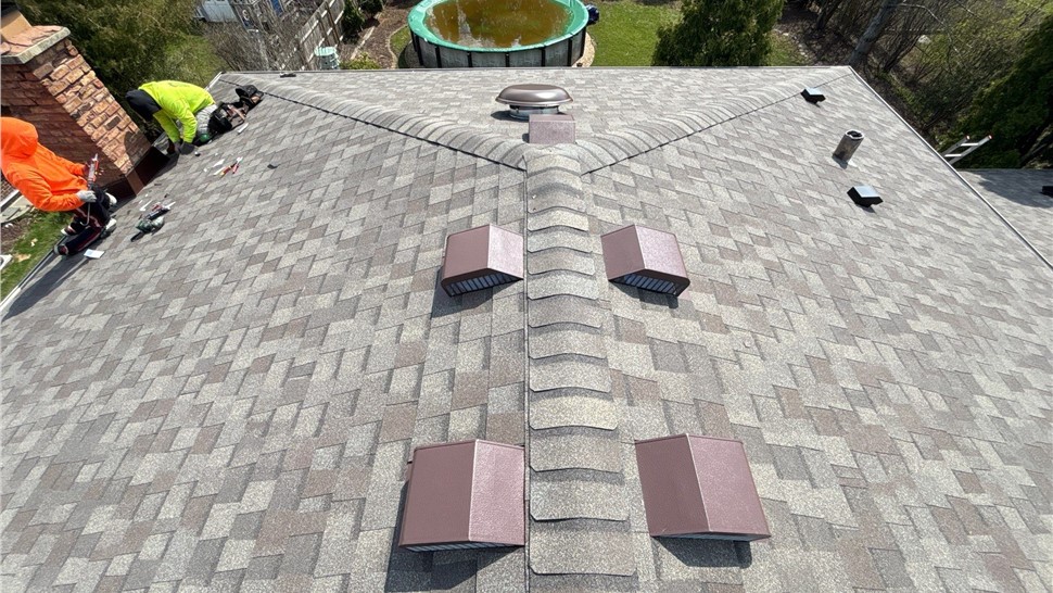 Gutters, Roofing, Roofing Replacement Project in Orland Park, IL by Horizon Restoration