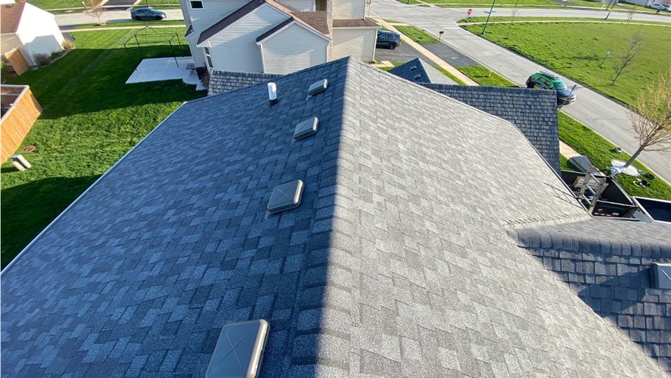 Gutters, Roofing Project in Matteson, IL by Horizon Restoration