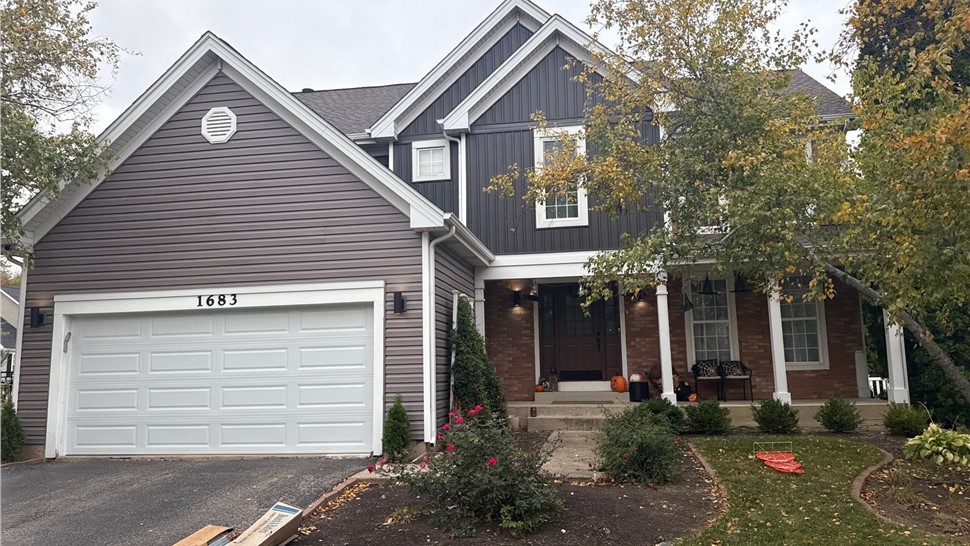 Doors, Roofing, Roofing Replacement, Siding Project in Aurora, IL by Horizon Restoration