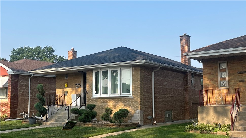 Gutters, Roofing, Roofing Replacement Project in Calumet Park, IL by Horizon Restoration