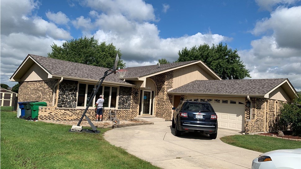 Gutters, Roofing Project in Homer Glen, IL by Horizon Restoration