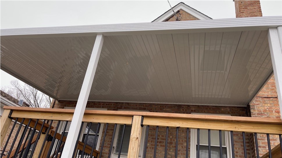 Awnings, Gutters, Roofing, Siding Project in Chicago, IL by Horizon Restoration