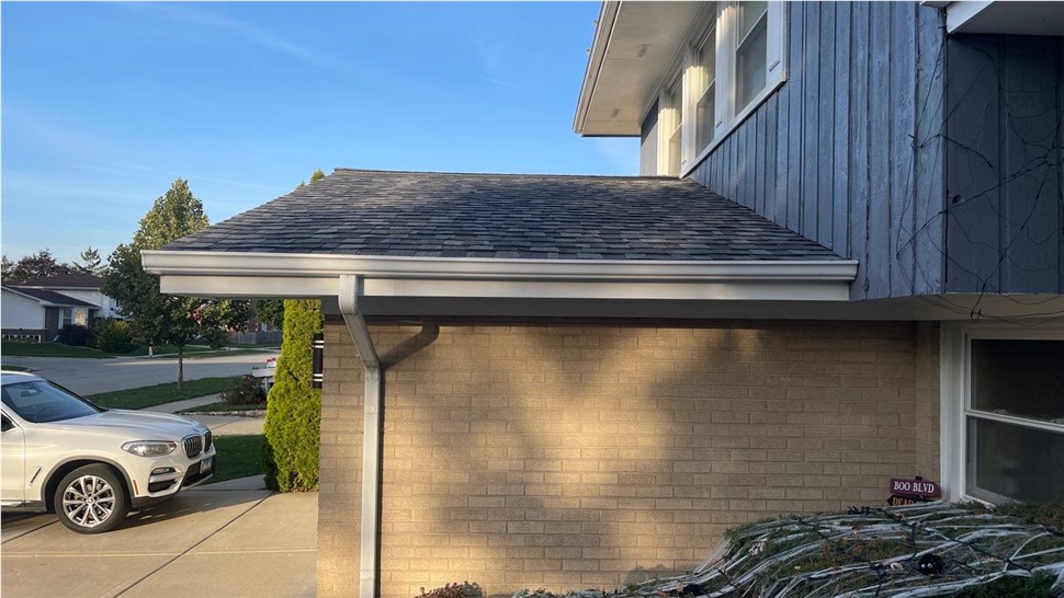 Gutters, Roofing Project in Arlington Heights, IL by Horizon Restoration