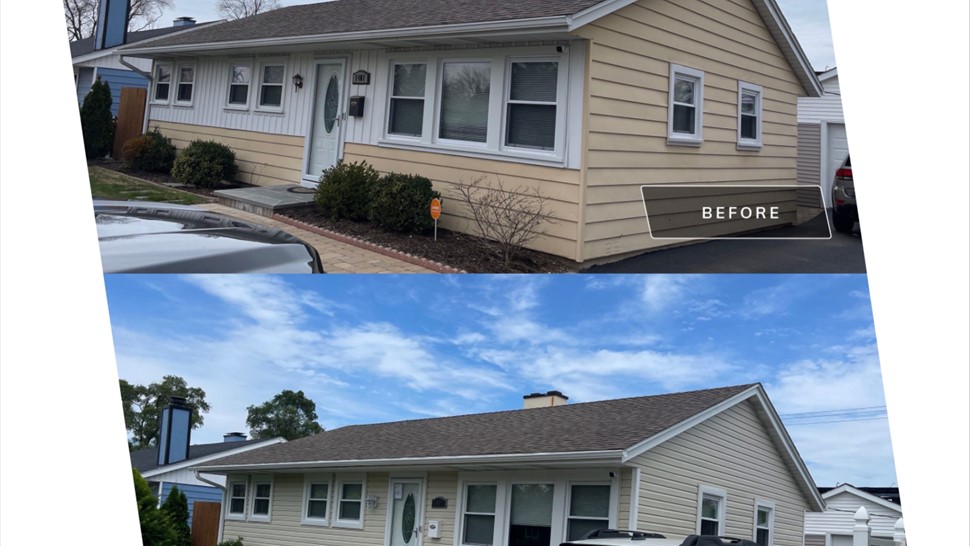 Gutters, Siding Project in Waukegan, IL by Horizon Restoration