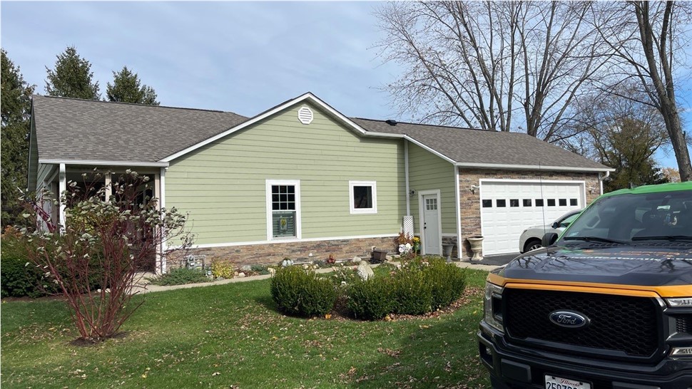 Gutters, Roofing Project in Gurnee, IL by Horizon Restoration