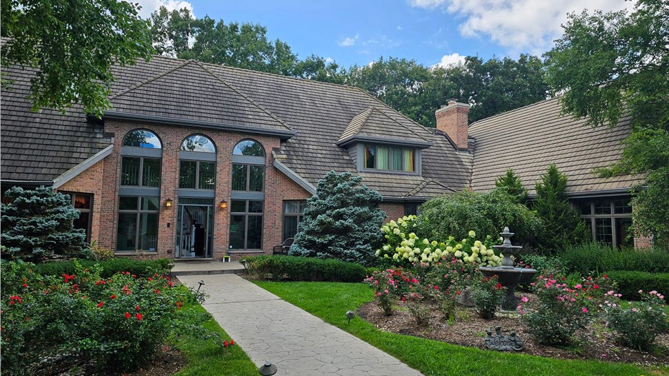 Gutters, Roofing, Roofing Replacement Project in Mundelein, IL by Horizon Restoration