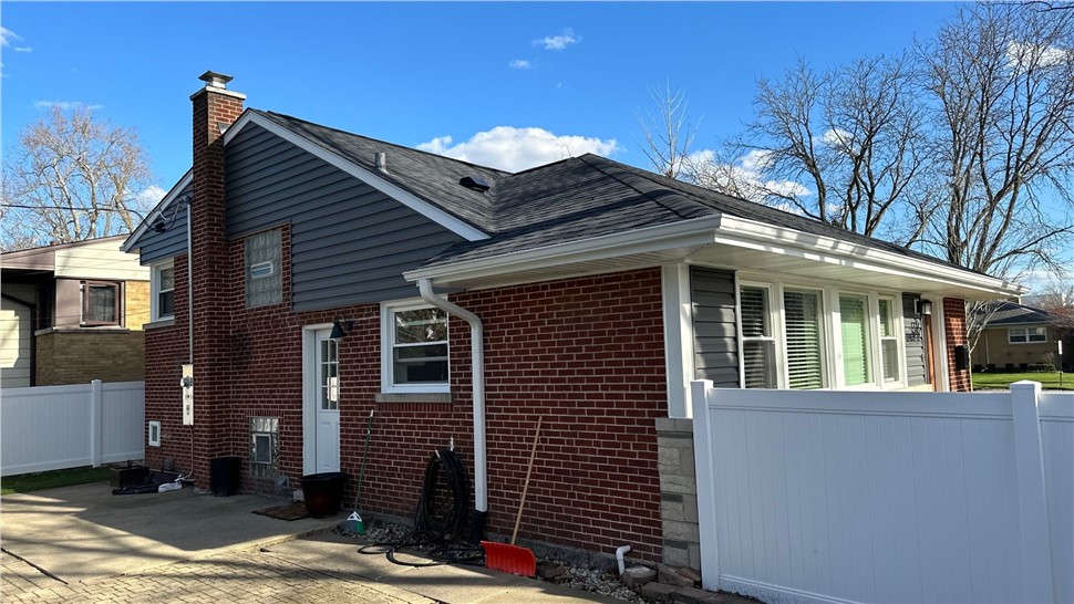 Gutters, Roofing, Siding Project in Park Ridge, IL by Horizon Restoration