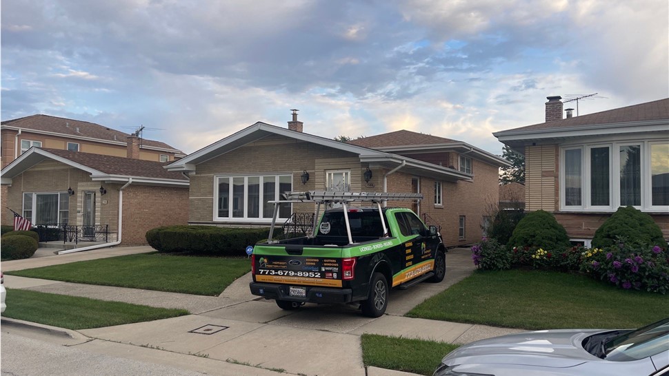 Doors, Siding Project in Norridge, IL by Horizon Restoration