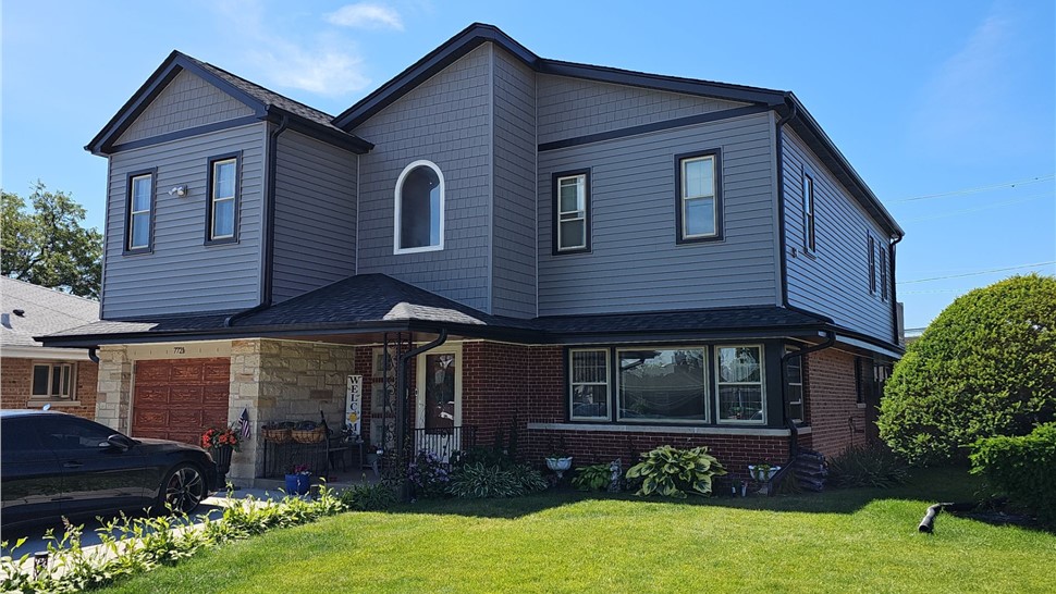 Gutters, Roofing, Roofing, Siding Project in Chicago, IL by Horizon Restoration
