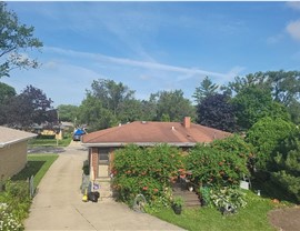 Gutters, Roofing Project in Addison, IL by Horizon Restoration