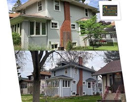 Gutters, Roofing, Siding Project in Berwyn, IL by Horizon Restoration