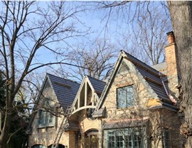 Gutters, Roofing Project in Wilmette, IL by Horizon Restoration