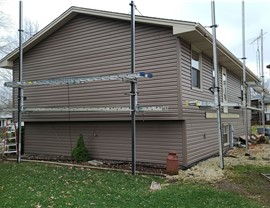 Gutters, Roofing, Siding Project in New Lenox, IL by Horizon Restoration