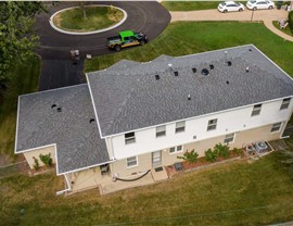 Gutters, Roofing, Roofing Replacement Project in Glenview, IL by Horizon Restoration