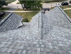 Gutters, Roofing, Roofing Replacement Project in North Aurora, IL by Horizon Restoration