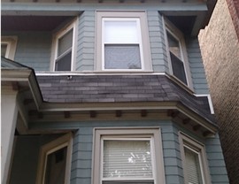 Gutters, Siding Project in Chicago, IL by Horizon Restoration