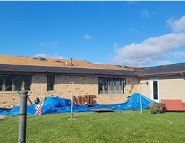 Gutters, Roofing Project in Frankfort, IL by Horizon Restoration