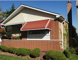 Awnings, Gutters, Roofing, Siding Project in Chicago, IL by Horizon Restoration