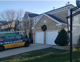 Gutters, Roofing Project in Streamwood, IL by Horizon Restoration