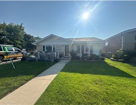 Gutters, Roofing, Roofing Replacement Project in Oak Lawn, IL by Horizon Restoration