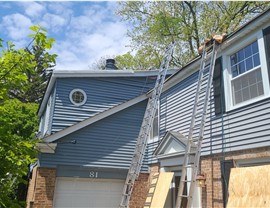 Gutters, Roofing, Siding Project in Evanston, IL by Horizon Restoration