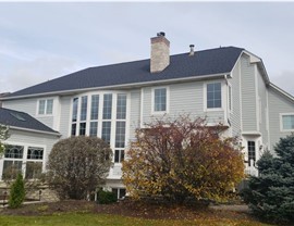 Gutters, Roofing Project in Naperville, IL by Horizon Restoration