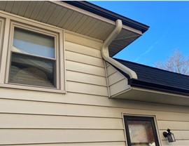 Gutters, Roofing, Roofing Replacement Project in Wheeling, IL by Horizon Restoration