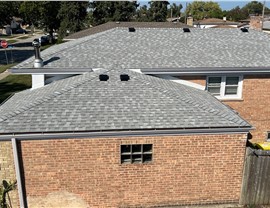 Gutters, Roofing, Roofing Replacement Project in Schiller Park, IL by Horizon Restoration