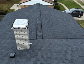 Gutters, Roofing, Roofing Replacement Project in Palatine, IL by Horizon Restoration