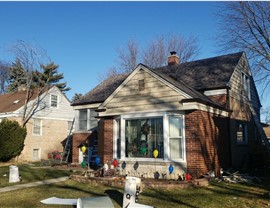 Gutters, Roofing, Siding Project in Skokie, IL by Horizon Restoration