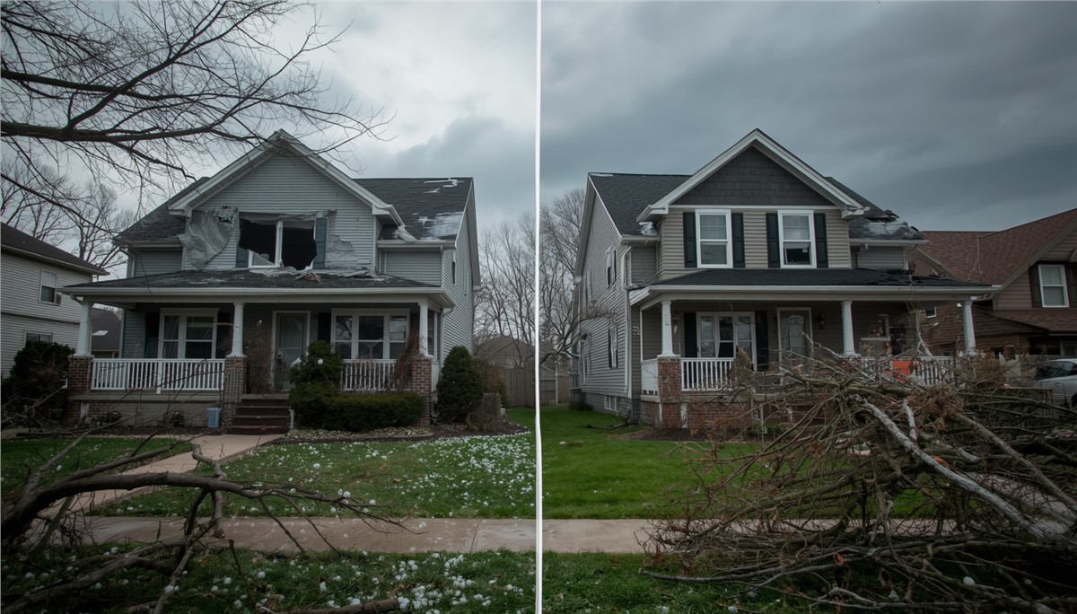 Wind Damage vs Hail Damage in New Berlin, WI: How to Tell the Difference