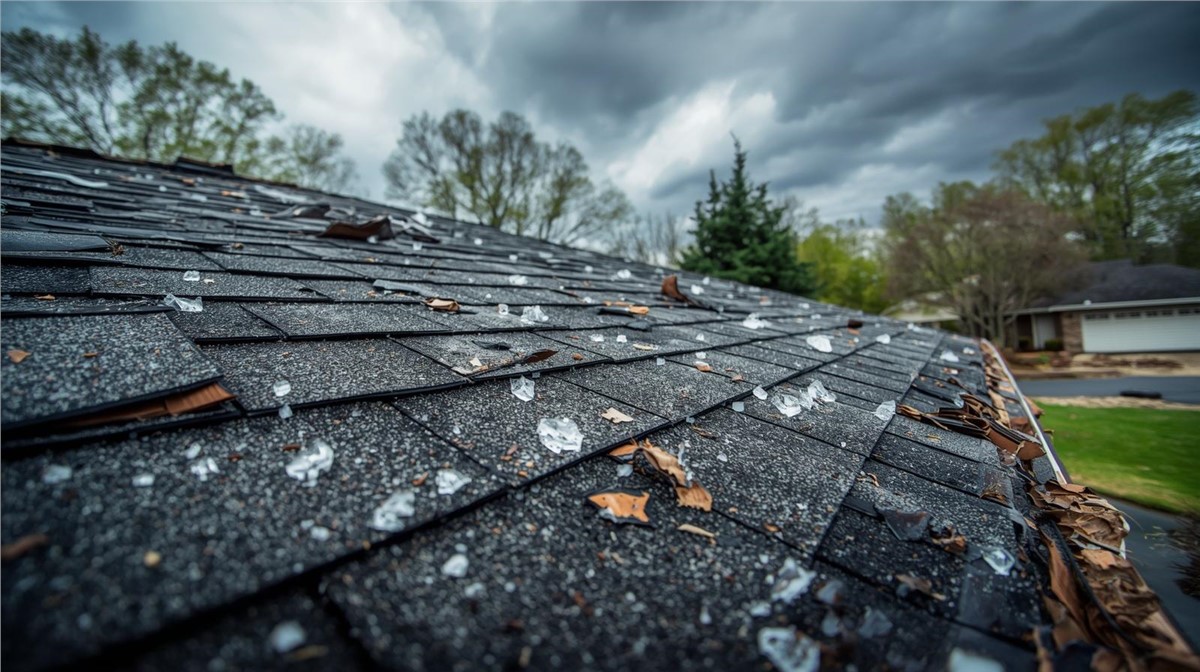 Storm Damage Roof Repair in Darien, IL After Hail Storms