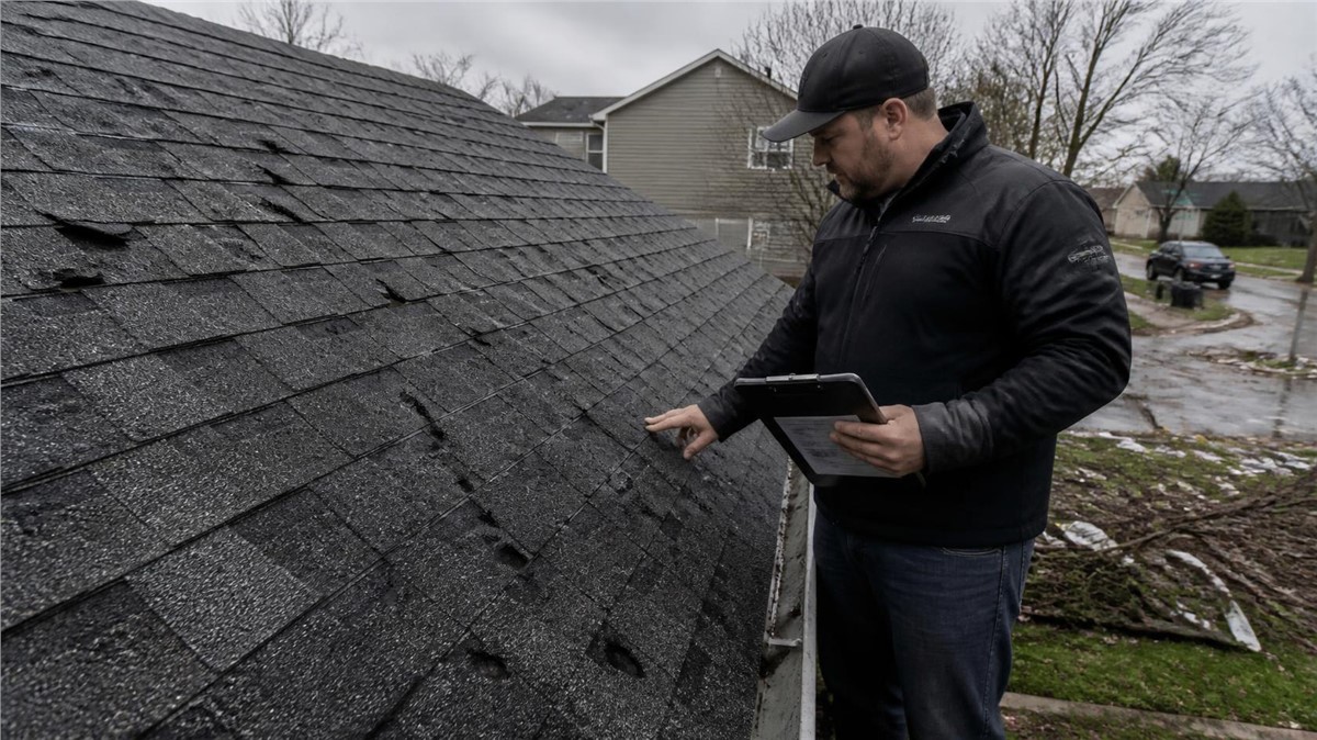 Hail Damage Inspection After Spring Storms in Ixonia, WI