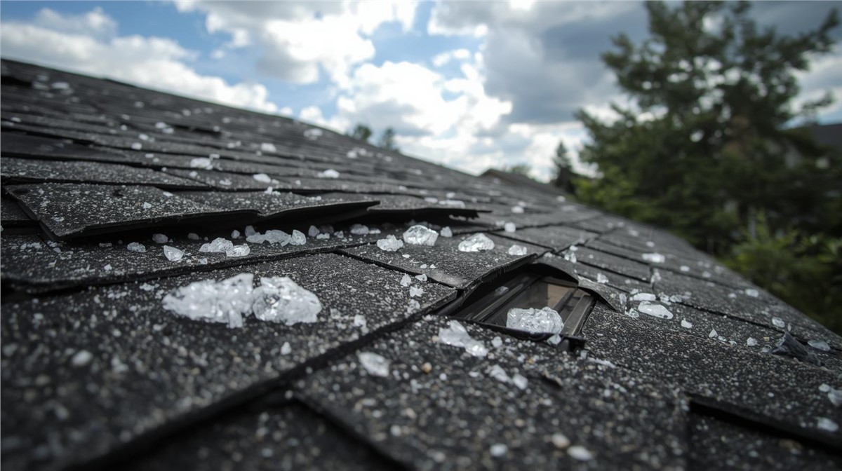How Hail Storms Damage Roofs in Darien Homes