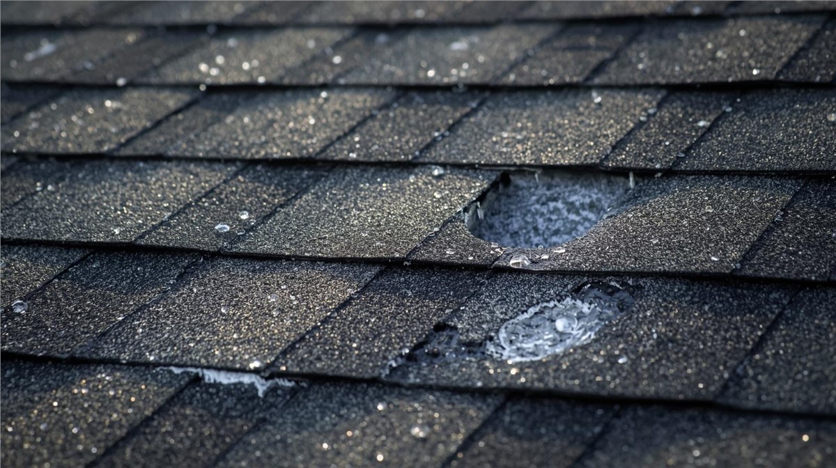 Signs of Roof Hail Damage in Darien, IL Homes
