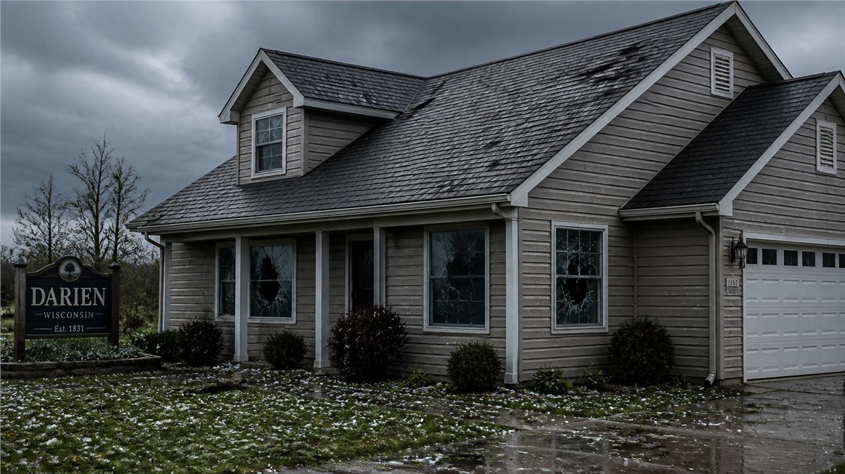 Exterior Damage After Hail in Darien, WI: Roof, Siding, Gutters & Windows