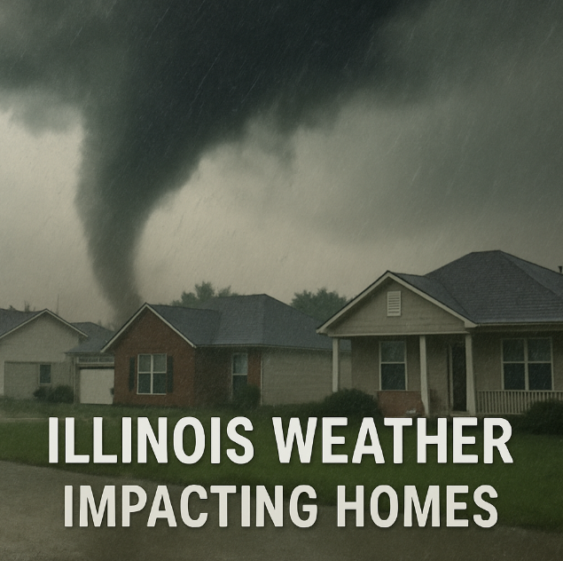 How Weather in Illinois Affects Siding Repairs