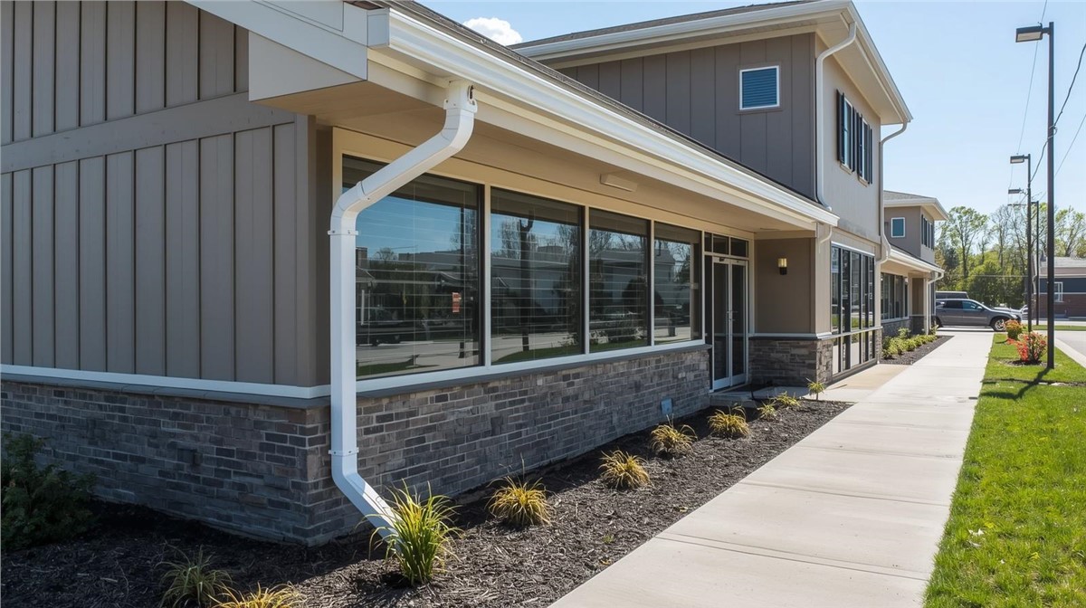 Commercial Gutters in South Elgin, IL: Protecting Foundations & Walkways